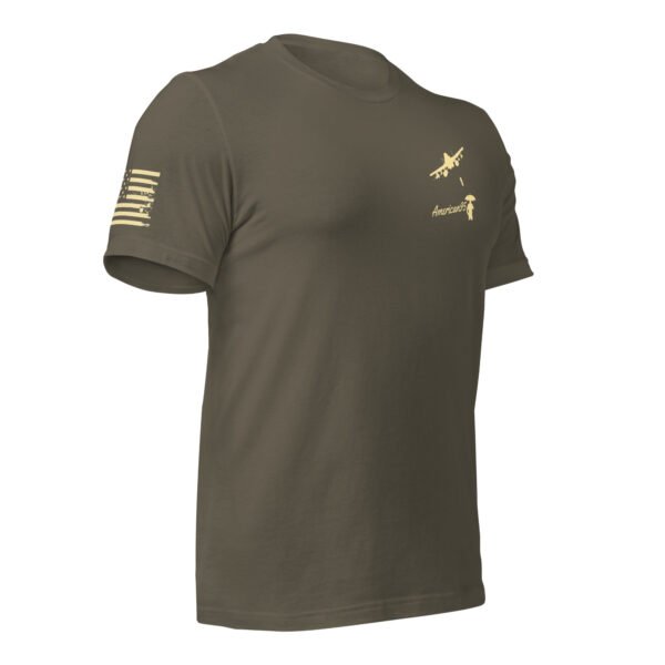 Unisex Staple T Shirt Army Right Front 66085329a70da.jpg