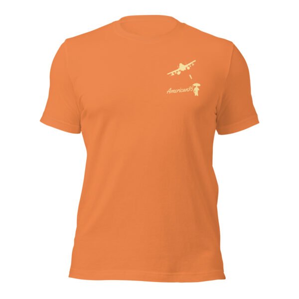 Unisex Staple T Shirt Burnt Orange Front 661d360c4487a.jpg