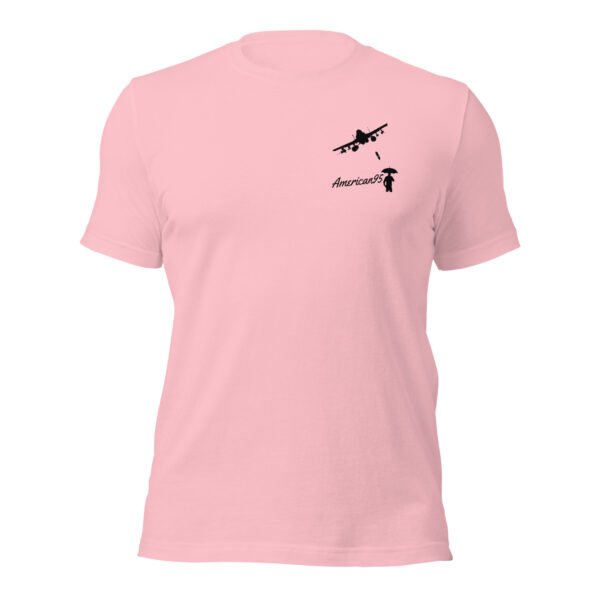 Unisex Staple T Shirt Pink Front 66195e724dd0e.jpg